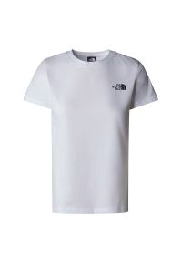 Koszulka The North Face Redbox 0A87NMFN41 - biała. Kolor: biały. Materiał: tkanina, bawełna. Sezon: lato