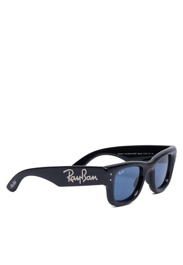 Ray-Ban Okulary przeciwsłoneczne Wayfarer Puffer 0RB4940B Czarny. Kolor: czarny