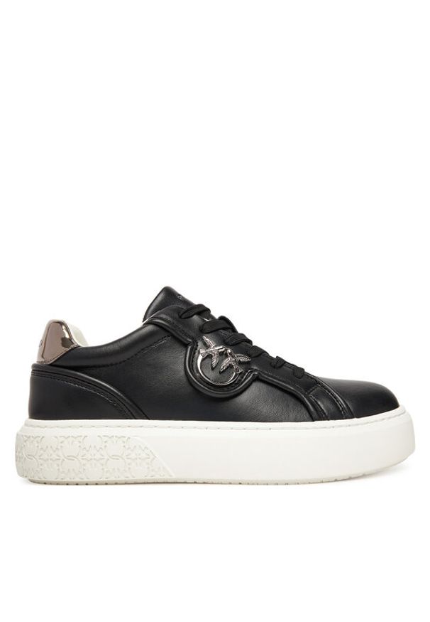 Pinko - PINKO Sneakersy Yoko 06 SS0041P087 Czarny. Kolor: czarny. Materiał: skóra