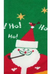 Świąteczne Skarpetki - Alties - Mikołaj z Fajką. Kolor: wielokolorowy. Materiał: poliester, bawełna, elastan #2