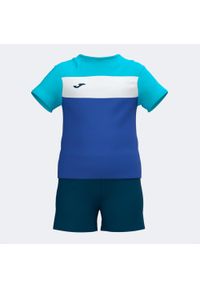 Zestaw Joma Children. Kolor: niebieski. Materiał: dresówka. Sport: piłka nożna