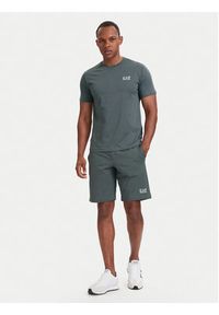 EA7 Emporio Armani Szorty sportowe 8NPS65 PJVRZ U8085 Szary Regular Fit. Kolor: szary. Materiał: bawełna. Styl: sportowy #2