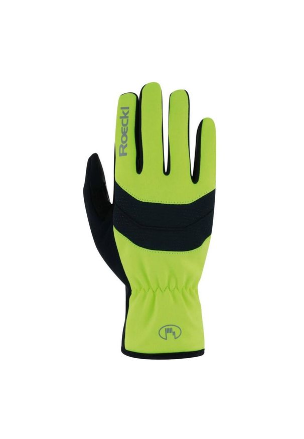 Rękawice Roeckl Raiano. Kolor: żółty. Sport: kolarstwo