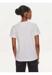 Versace Jeans Couture T-Shirt 76HAHG00 Biały Slim Fit. Kolor: biały. Materiał: bawełna