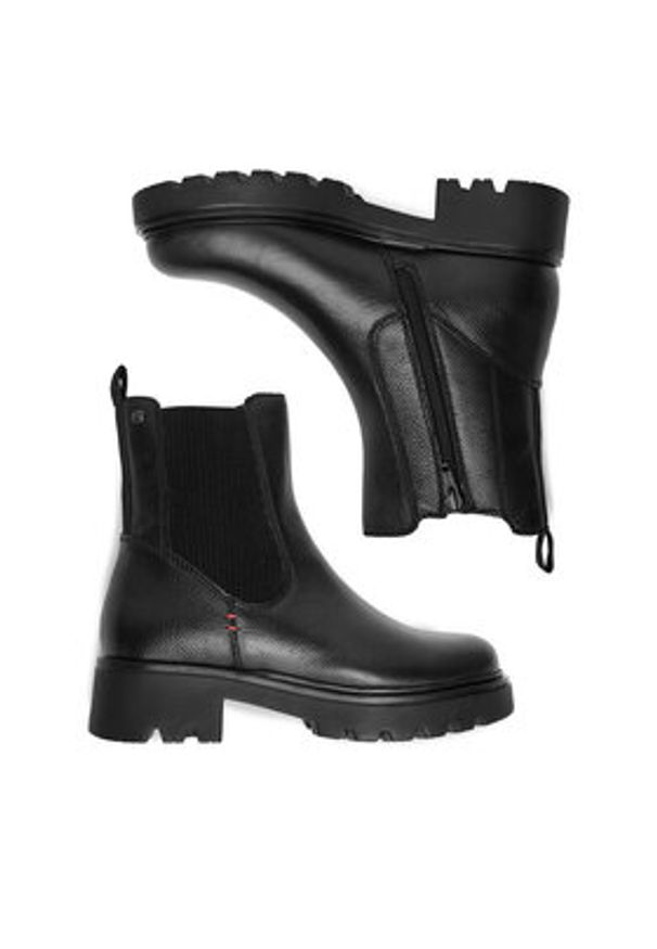 Lasocki Botki CEO-WI16-TZ36-01 Czarny. Kolor: czarny. Materiał: skóra