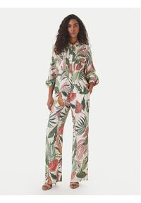 Guess Spodnie materiałowe W6GB07 W1781 Kolorowy Regular Fit. Materiał: lyocell. Wzór: kolorowy #5