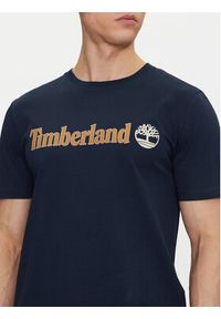 Timberland T-Shirt TB0A5UPQ Granatowy Regular Fit. Kolor: niebieski. Materiał: bawełna #4
