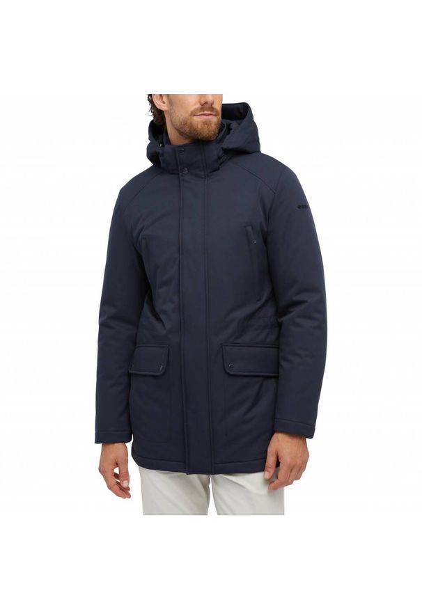 Kurtka Geox Model M Vincit Kolor Niebieski. Kolor: niebieski. Materiał: tkanina