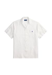 Polo Ralph Lauren Koszula 710966421504 Biały Classic Fit. Typ kołnierza: polo. Kolor: biały. Materiał: len #3