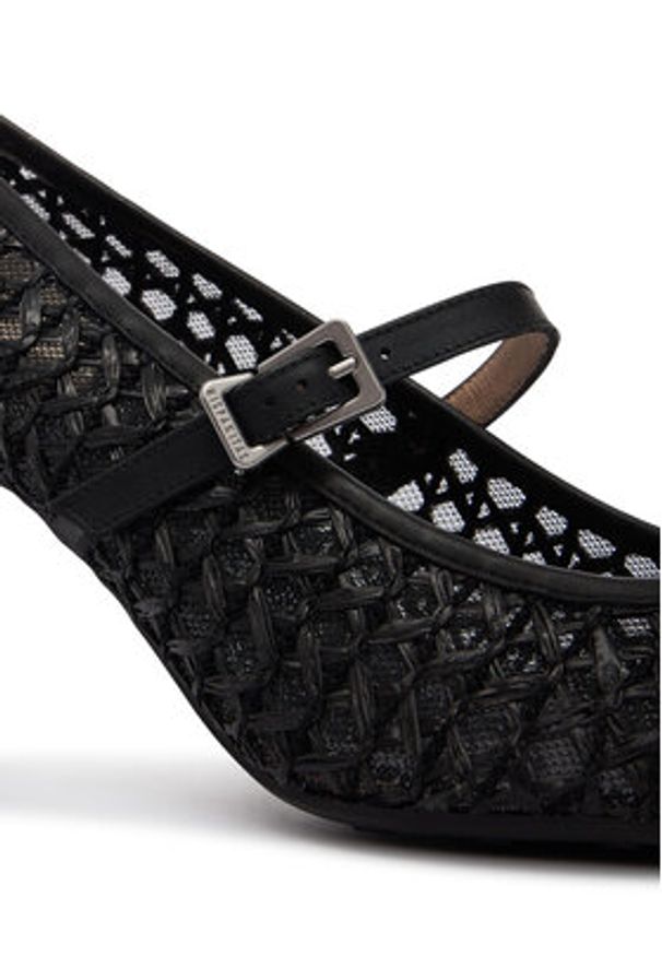 Hispanitas Czółenka RHV264609 C003 Czarny. Kolor: czarny. Materiał: materiał