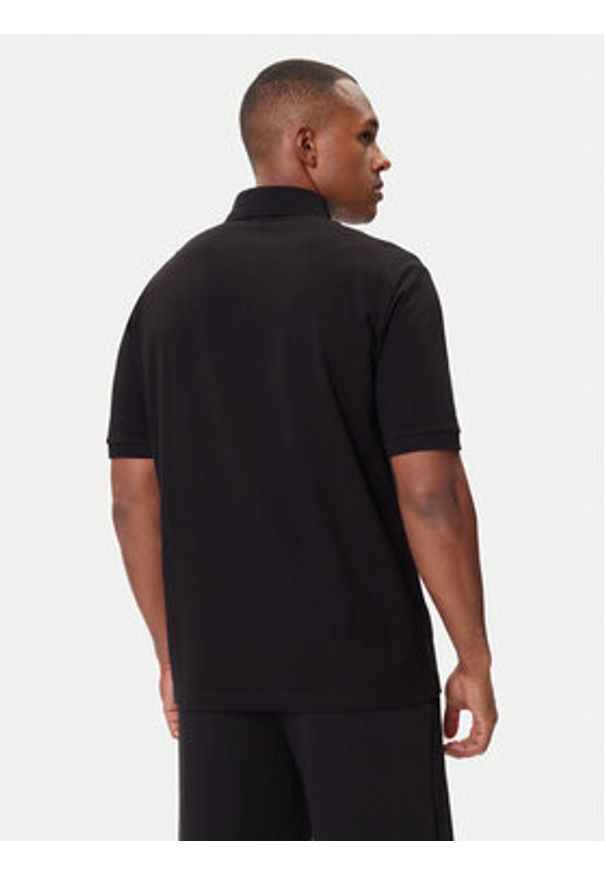 Armani Exchange Polo XM001885 AF13026 MC004 Czarny Regular Fit. Typ kołnierza: polo. Kolor: czarny. Materiał: bawełna