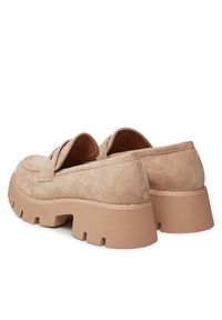 DeeZee Loafersy 8-124-1 Beżowy. Kolor: beżowy. Materiał: materiał #4