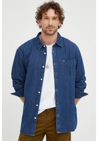 Wrangler - WRANGLER DENIM SHIRT MĘSKA KOSZULA JEANSOWA W5B9LW023. Materiał: denim, jeans