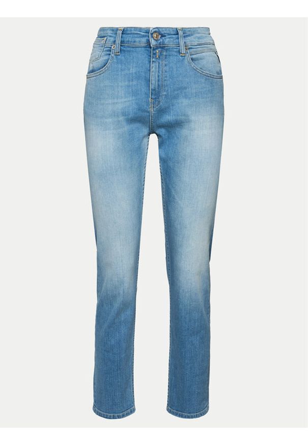 Replay Jeansy WA416 .000.573 65G Niebieski Boyfriend Fit. Kolor: niebieski