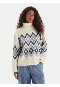 Roxy Golf Saltwater Lover ERJSW03673 Écru Regular Fit. Typ kołnierza: golf. Materiał: wiskoza #1