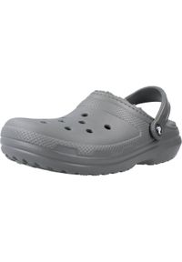 Buty do chodzenia męskie Crocs Classic Lined Clog. Zapięcie: bez zapięcia. Kolor: szary. Materiał: syntetyk, materiał. Szerokość cholewki: normalna. Sport: turystyka piesza