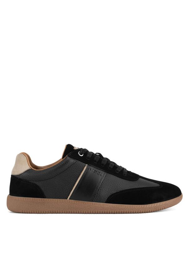 MEXX Półbuty PATRICK-01 MI24 Czarny. Kolor: czarny. Materiał: zamsz, skóra