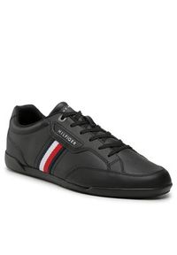 TOMMY HILFIGER - Tommy Hilfiger Sneakersy Classic Lo Cupsole Leather FM0FM04277 Czarny. Kolor: czarny. Materiał: skóra #2