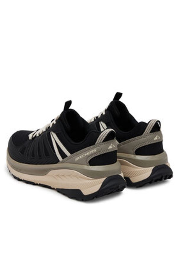 skechers - Skechers Trekkingi Switch Back-Venture Seeker 237686/BKTP Czarny. Kolor: czarny. Materiał: materiał. Sport: turystyka piesza