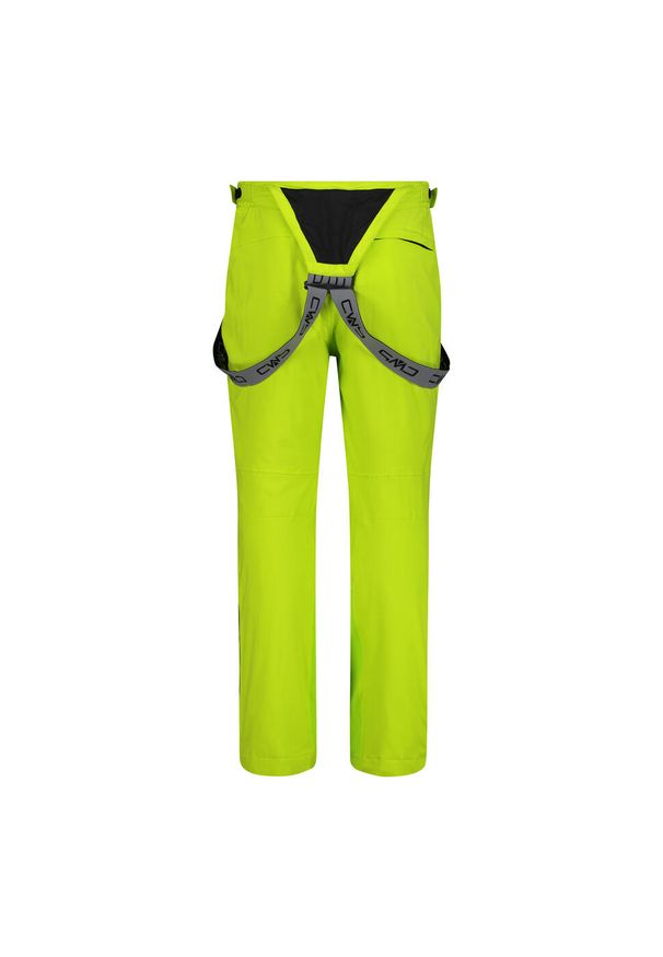 Spodnie męskie narciarskie CMP 3W17397N. Kolor: żółty, czarny, wielokolorowy, biały. Sezon: zima. Sport: narciarstwo