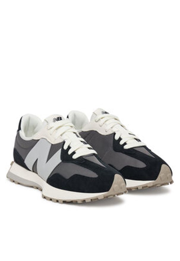 New Balance Sneakersy U327LNB M Czarny. Kolor: czarny. Materiał: materiał