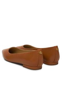 Lauren Ralph Lauren - LAUREN RALPH LAUREN Baleriny Londyn 802P09039002 Brązowy. Kolor: brązowy. Materiał: skóra #6