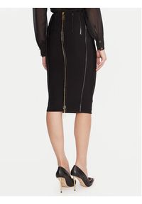 Elisabetta Franchi Spódnica ołówkowa GO-124-57E2-V460 Czarny Slim Fit. Kolor: czarny. Materiał: syntetyk #5