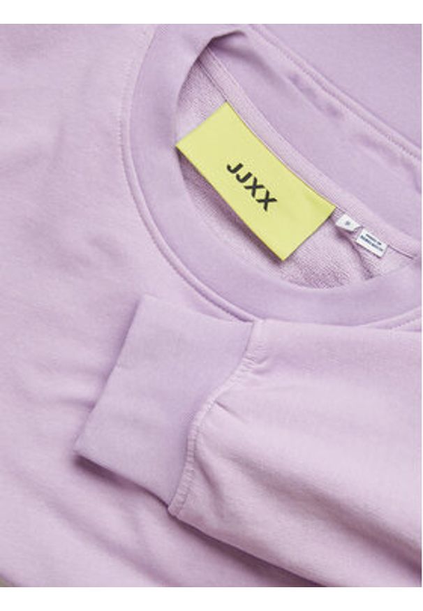 JJXX Bluza Alfa 12248648 Fioletowy Volume Fit. Kolor: fioletowy. Materiał: bawełna, syntetyk