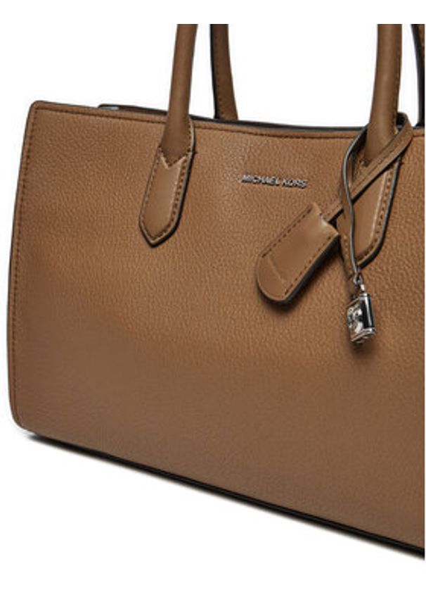 MICHAEL Michael Kors Torebka 30F4SETS2L Brązowy. Kolor: brązowy. Materiał: skórzane