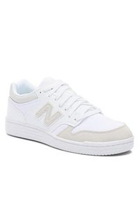 New Balance Sneakersy BB480LKA Biały. Kolor: biały. Materiał: skóra #2