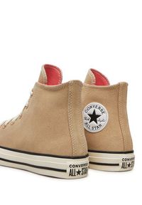 Converse Trampki Chuck Taylor All Star Suede Hi A10416C Brązowy. Kolor: brązowy. Materiał: skóra, zamsz #3