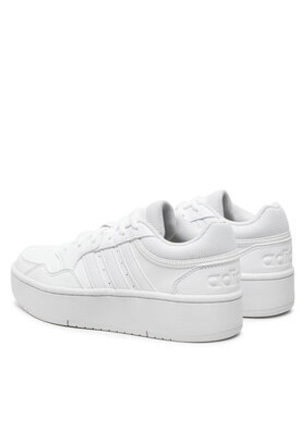 Adidas - adidas Sneakersy Hoops 3.0 Bold J IG6973 Biały. Kolor: biały. Materiał: skóra