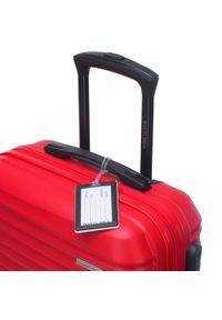 Wittchen - Mała walizka z zawieszką czerwona. Kolor: czerwony. Materiał: guma