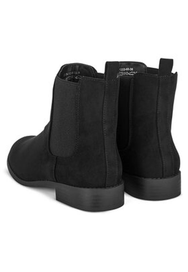 Clara Barson Botki JD23-1222-03 Czarny. Kolor: czarny. Materiał: materiał