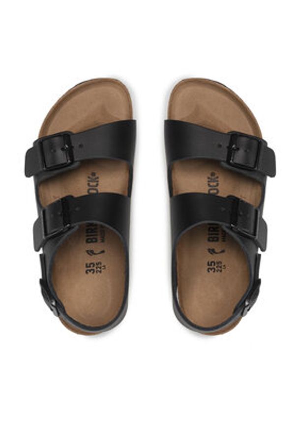 Birkenstock Sandały Milano Bs 0034193 Czarny. Kolor: czarny. Materiał: skóra