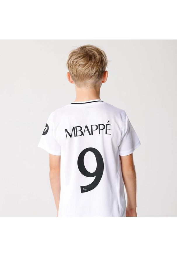 Real Madrid - Koszulka Domowa Real Madryt Dzieci Mbappé - Kylian Mbappé. Kolor: biały