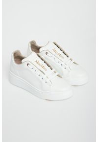 Max Mara Accessori - Sneakersy damskie z hydrofobowego kaszmiru Maxiws MAX MARA ACCESSORI. Materiał: kaszmir #1
