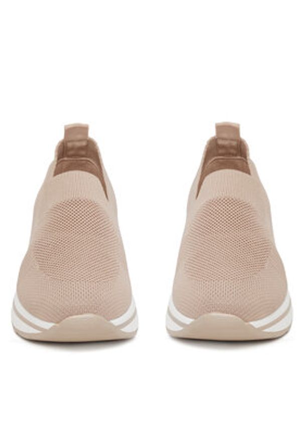 Clara Barson Sneakersy WS276-01 Beżowy. Kolor: beżowy. Materiał: materiał