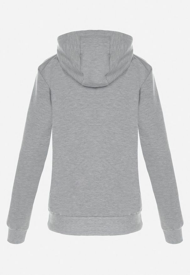 Born2be - Szara Bluza Anitta. Kolor: szary. Styl: klasyczny