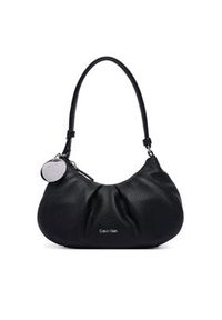 Calvin Klein Torebka Engraved Hw LV04F3554G Czarny. Kolor: czarny. Materiał: skórzane #6