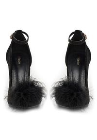 DeeZee Szpilki HT92831-126 Czarny. Kolor: czarny. Materiał: skóra. Obcas: na szpilce #7