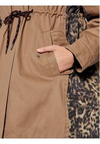 Pinko Parka Byway 1G16B1 Y75Q Brązowy Regular Fit. Kolor: brązowy. Materiał: bawełna #5