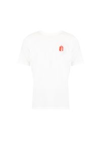 Diesel T-shirt "T-Just" | A12964-0KKAJ | Mężczyzna | Biały. Okazja: na co dzień. Kolor: biały. Materiał: bawełna. Długość: długie. Wzór: nadruk. Styl: klasyczny, elegancki, casual #3