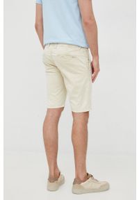 Pepe Jeans szorty BLACKBURN SHORT męskie kolor beżowy. Kolor: beżowy. Materiał: tkanina. Wzór: gładki #4