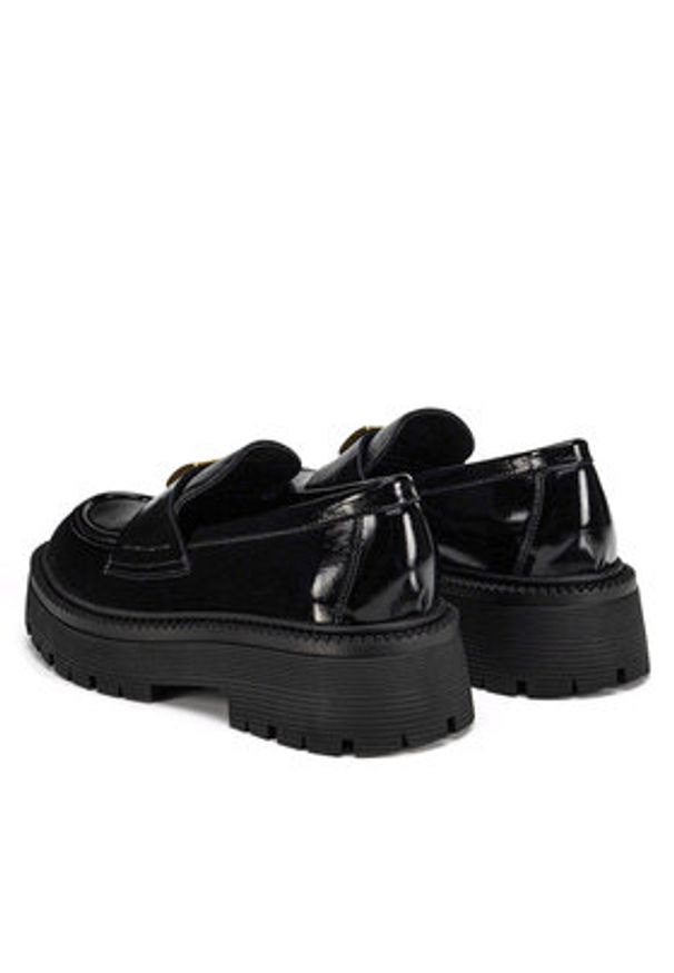 Gino Rossi Loafersy GESME-3596-24 Czarny. Kolor: czarny. Materiał: lakier, skóra