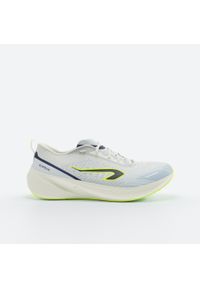 KIPRUN - Buty do biegania męskie Kiprun Cushion 500. Kolor: żółty, biały, wielokolorowy, zielony. Szerokość cholewki: normalna