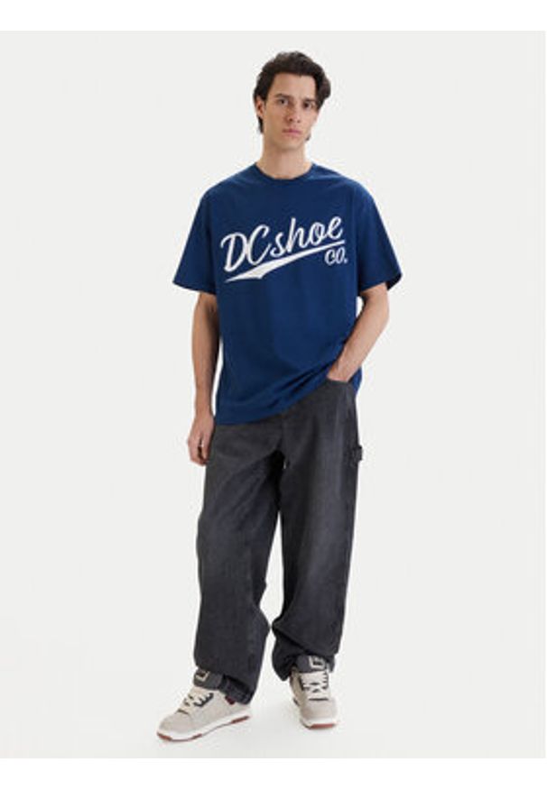 DC Shoes T-Shirt Substitute EDYZT04373 Granatowy Regular Fit. Kolor: niebieski. Materiał: bawełna