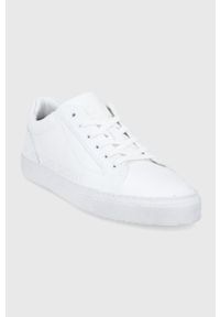 G-Star RAW - G-Star Raw Buty skórzane kolor biały. Nosek buta: okrągły. Zapięcie: sznurówki. Kolor: biały. Materiał: skóra #3