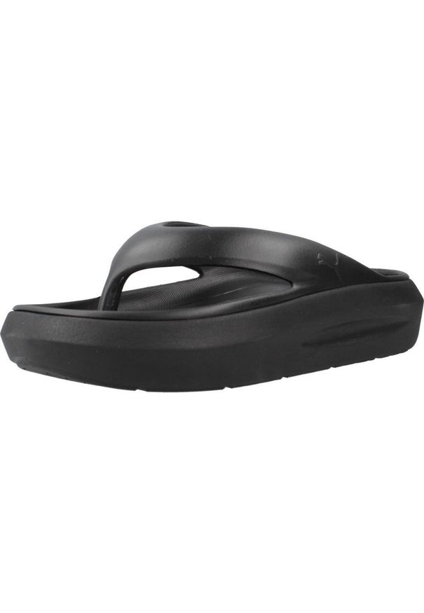 Puma - Sandały PUMA YELLOW FLATTER FLIP Czarny. Kolor: czarny. Materiał: guma