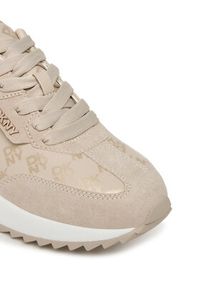 DKNY Sneakersy Naples K3522140 Beżowy. Kolor: beżowy. Materiał: materiał